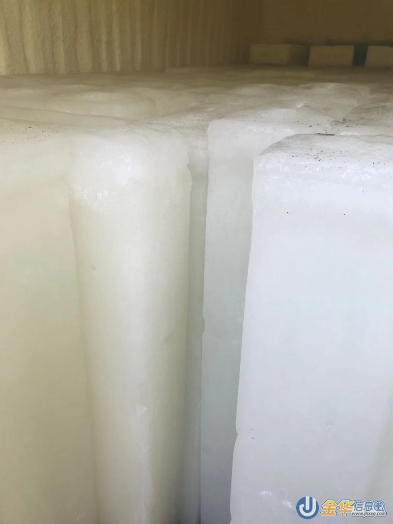 金华制冰公司供应降温冰块 工厂室内工业降温大冰批发送货